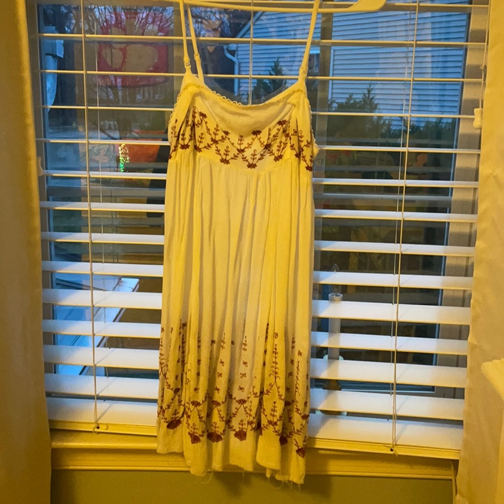 White flower dress free people